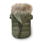 Warm Winter Dog Coats Green Small