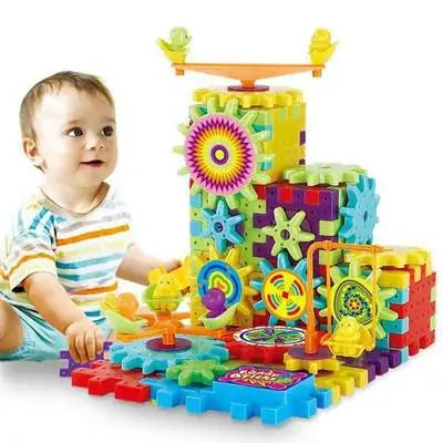 Gear Blocks Educational Toys Kia Day Design