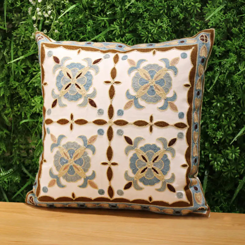 American Cotton Decorative Pillow Cover for Sofa Kia Day Design