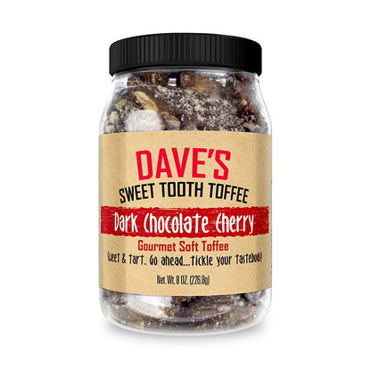 Dark Chocolate Cherry Toffee- Dave's Sweet Tooth Toffee- {{Product type}}
