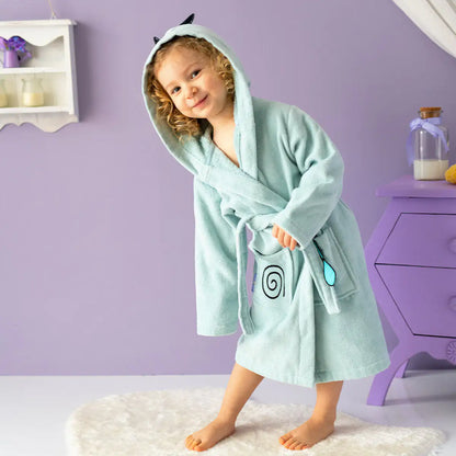 Milk and Moo Sangaloz Velvet Kids Bathrobe