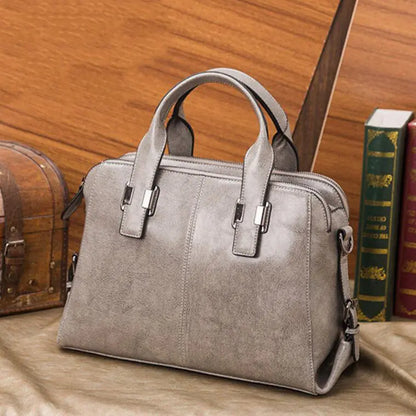 Simple Leather Crossbody Bag - Kia Day Design