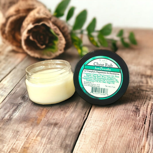 Just Breathe Chest Rub with Camphor & Eucalyptus Radiata - - Chest Rub