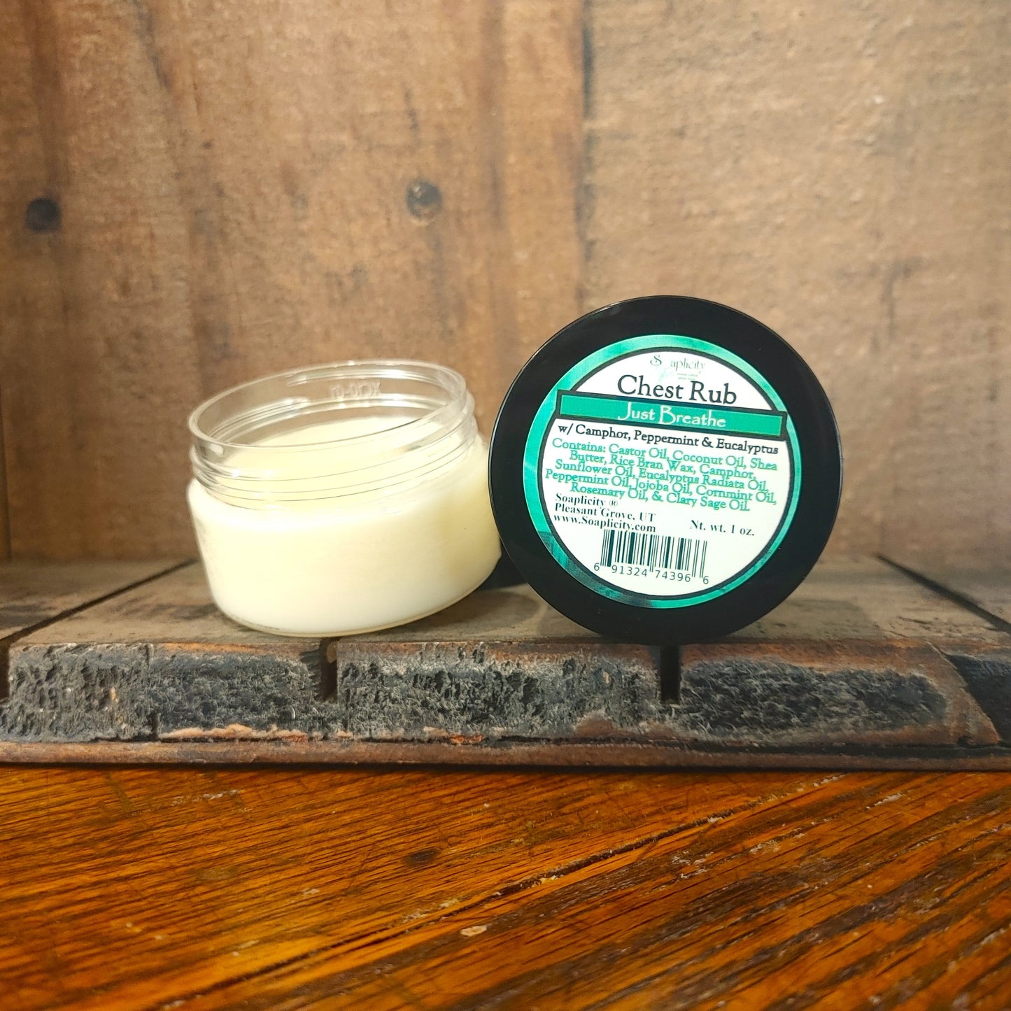 Just Breathe Chest Rub with Camphor & Eucalyptus Radiata - - Chest Rub