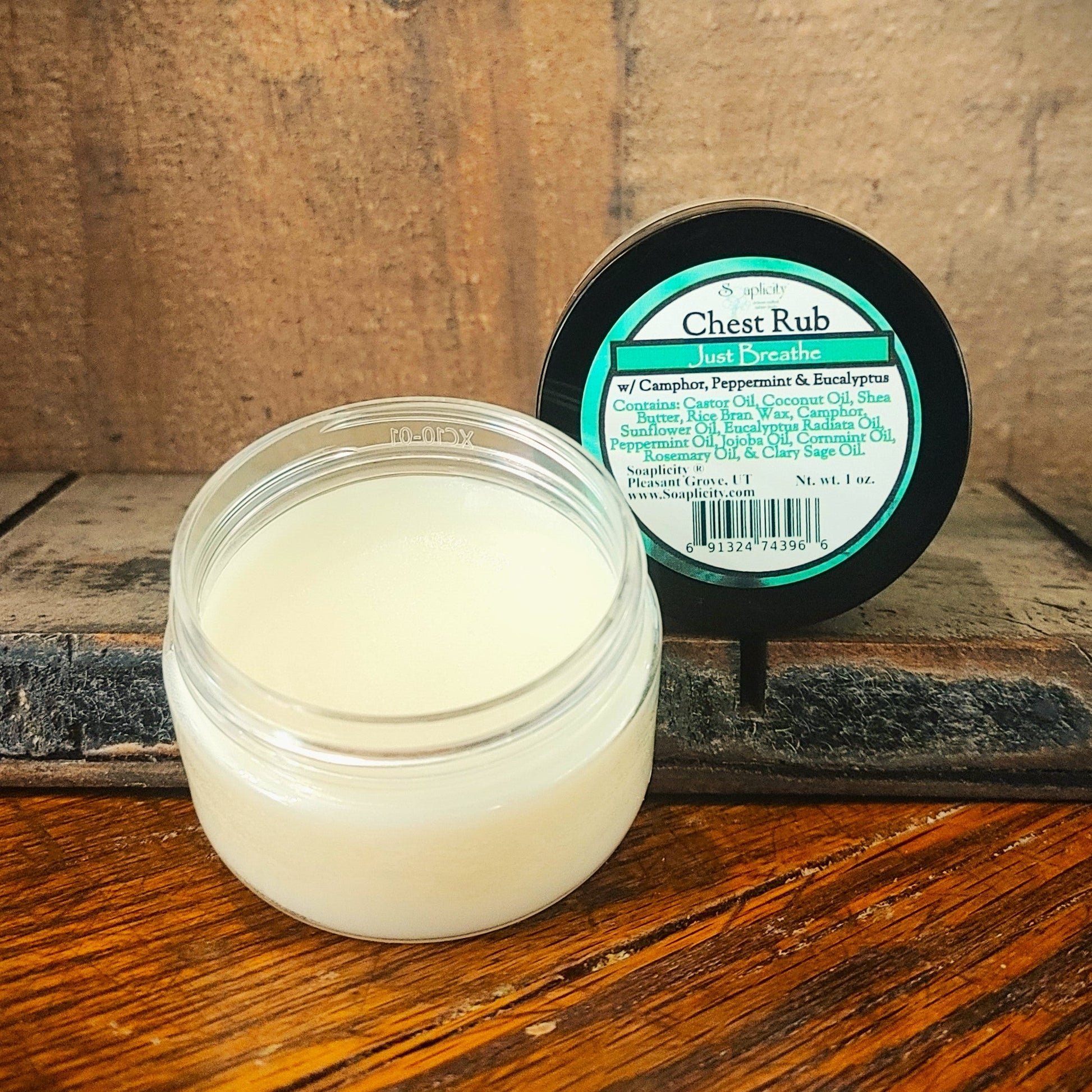 Just Breathe Chest Rub with Camphor & Eucalyptus Radiata - - Chest Rub