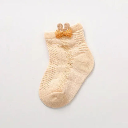 Thin Baby Socks Khaki M 1-2Y 10-12cm