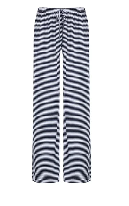 CuteandPsycho Striped Loose Pants – Casual 90s Style Streetwear with Lace-up Detail