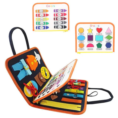 Toddlers Montessori Educational Busy Board