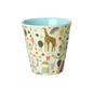 Kids Melamine Cup - Small - Fun Fair Mint Print - 5.4oz - Fun Fair Mint - Cups