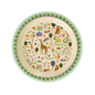 Melamine Kids Plate - Fun Fair Mint Print - - - Kids