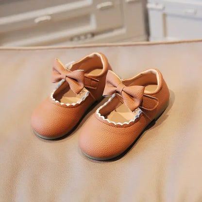 Baby Girls Princess Shoes Brown 30-insole18.7cm