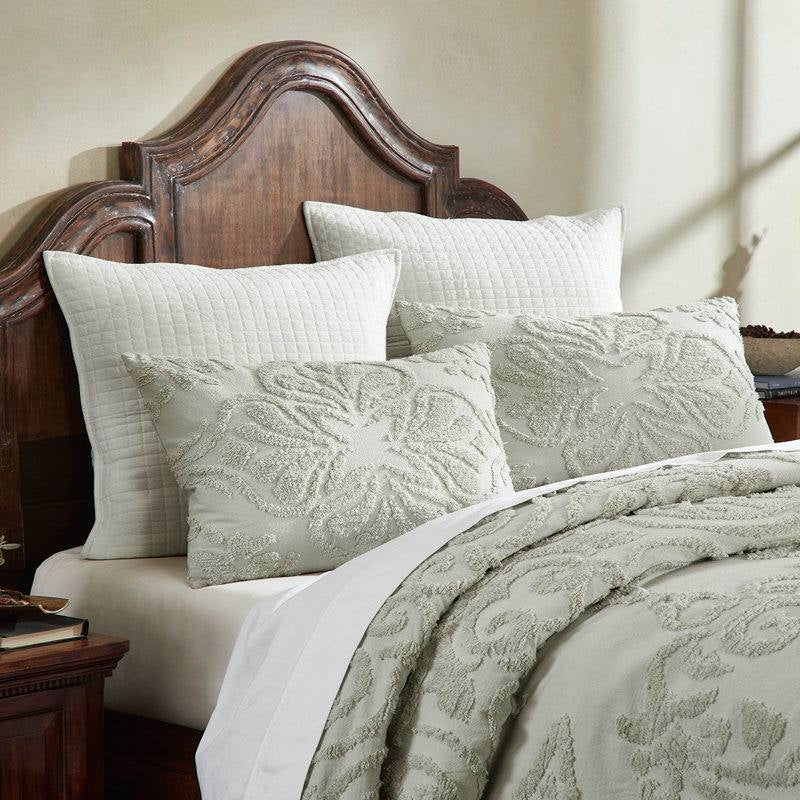 King Size 100-Percent Cotton Chenille 3-Piece Coverlet Bedspread Set in Sage- HomePacific- {{Product type}}