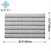 Geometric Pattern Long Pile Area Rugs - Kia Day Design