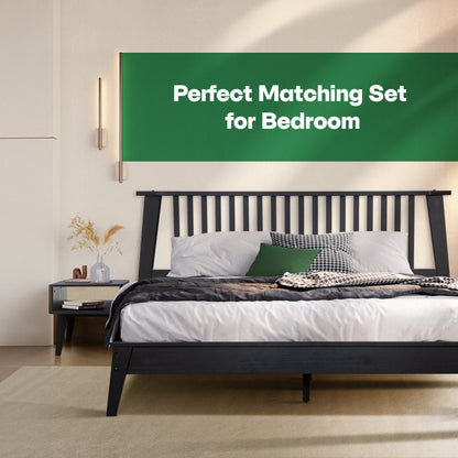 Kaylin Solid Wood Bed Frame - - Bed Frame
