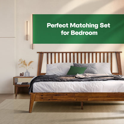 Kaylin Solid Wood Bed Frame - - Bed Frame