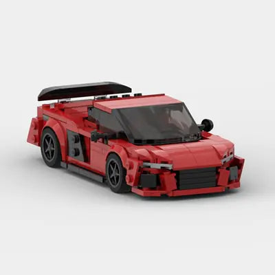 Supercar R8 Racer Brick Car Toys Kia Day Design