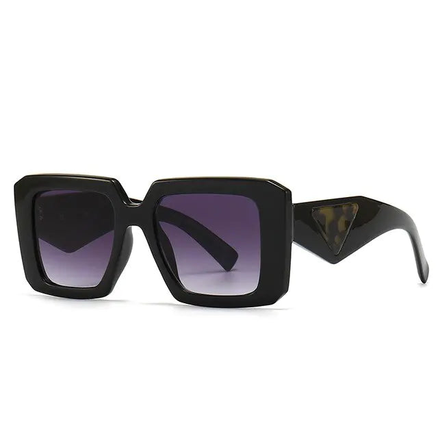 Retro Rectangular Cat Eye Sunglasses - Kia Day Design