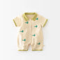 Baby Summer Crocodile Clothes Jumpsuit beige 24M