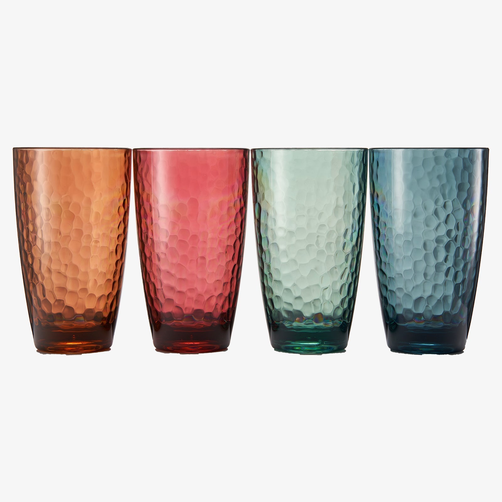 Eze Acrylic Highball Glassware, Set of 4 - - Highball