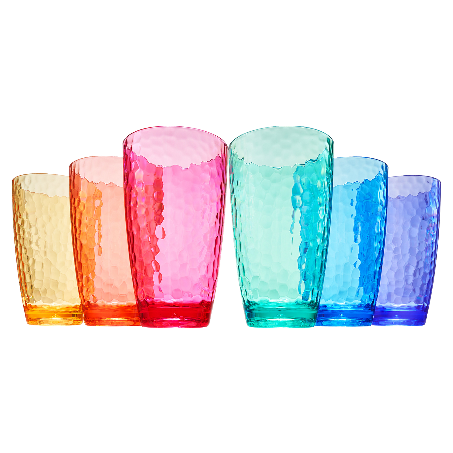 Madrid Acrylic Highball Glassware, Set of 6 - - Highball