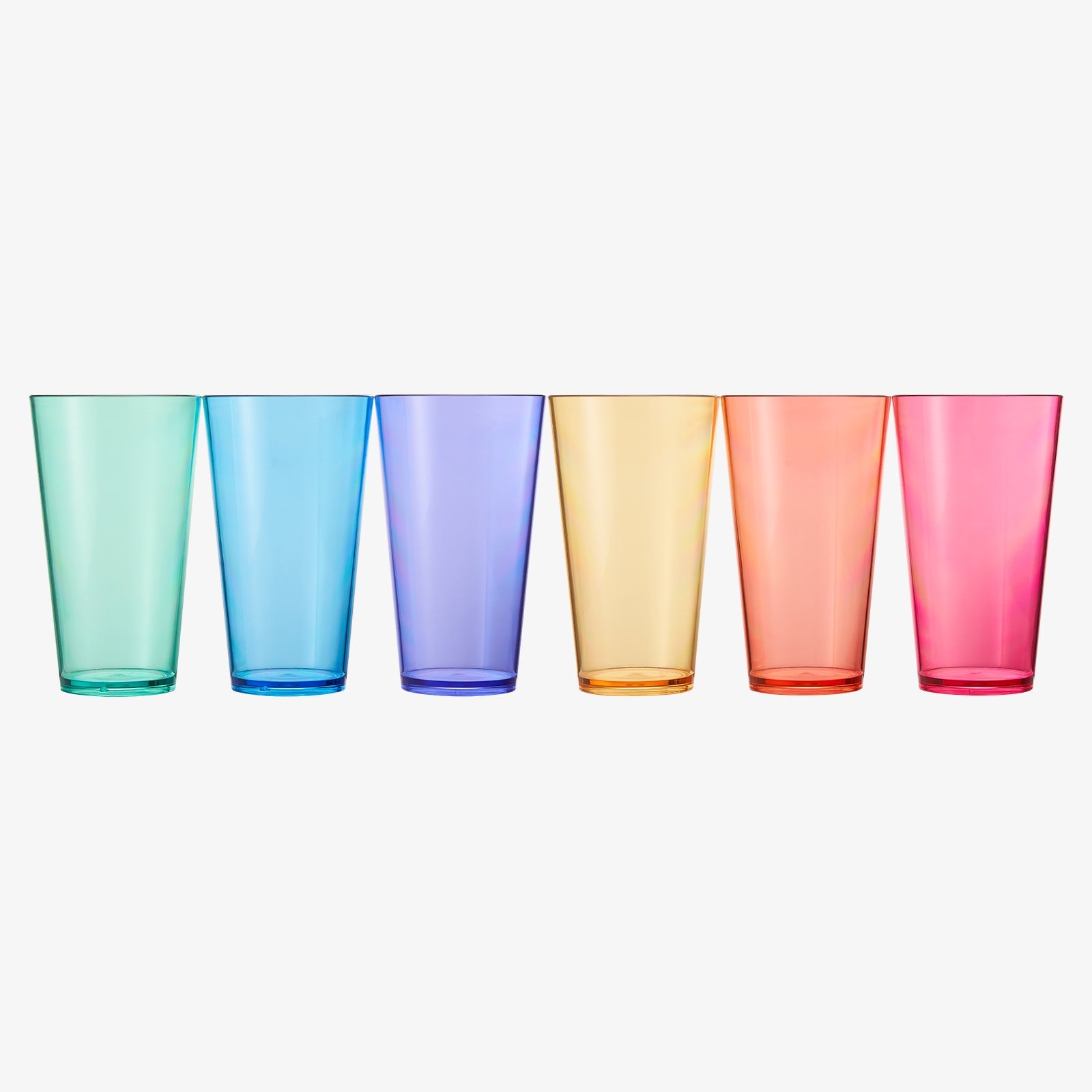 Madrid Acrylic Highball Glassware, Set of 6 - - Highball