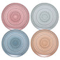 Tonal Hobnail Glass Plate, Set of 4 - - Plate