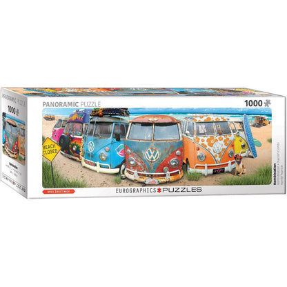Kombination VW Bus 1000 Piece Panoramic Jigsaw Puzzle Eurographics - - Jigsaw Puzzle