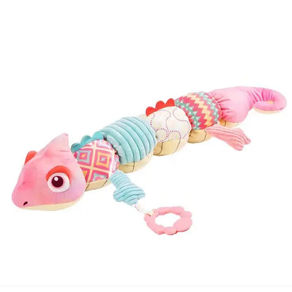 Musical Caterpillar Plush Toy Pink