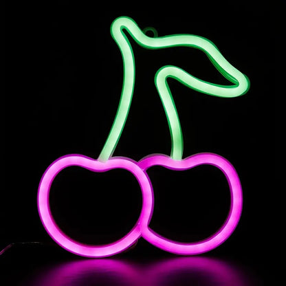 Neon Cherry LED Light