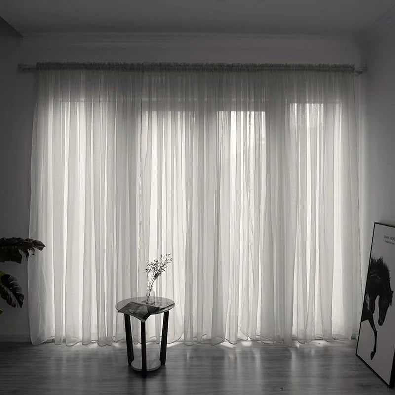 Solid Color Gauze Curtains - Kia Day Design