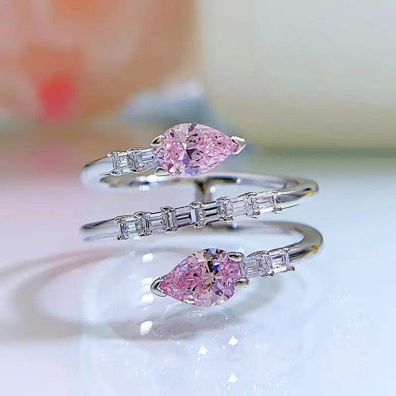 Fashionable Women's 925 Silver All-Matching Ring