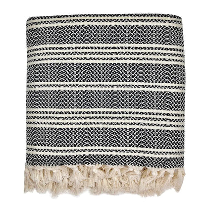 Woven Stripe Turkish Throw Kia Day Design