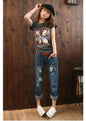 Harem Pants, Cropped Pants, Ripped Jeans - Kia Day Design