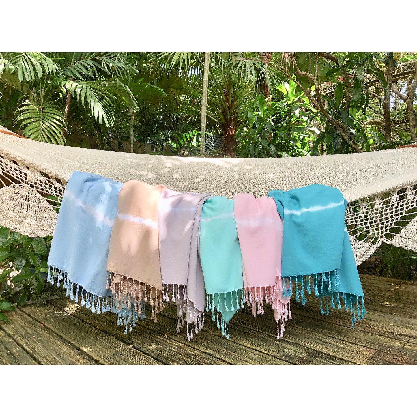 Rose Tie Dye Turkish Beach Towel