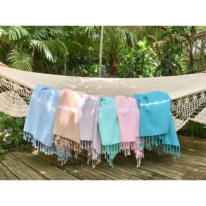 Rose Tie Dye Turkish Beach Towel Kia Day Design
