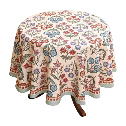 bilin gaier French Linen Round Tablecloth - Lohi a 55" (Round) - table cloth