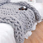 Handwoven Chunky Wool Blanket