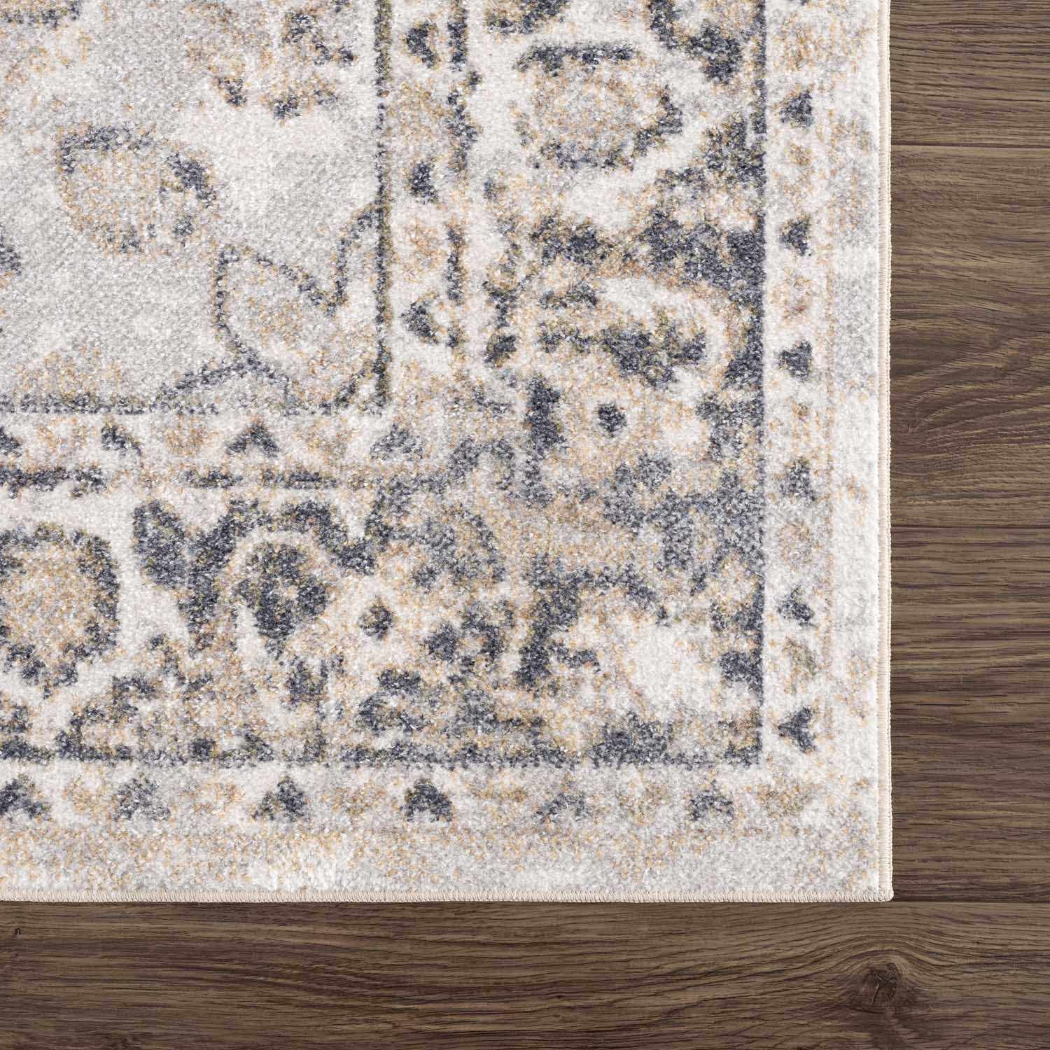 Rudo Beige Washable Area Rug - - Rugs
