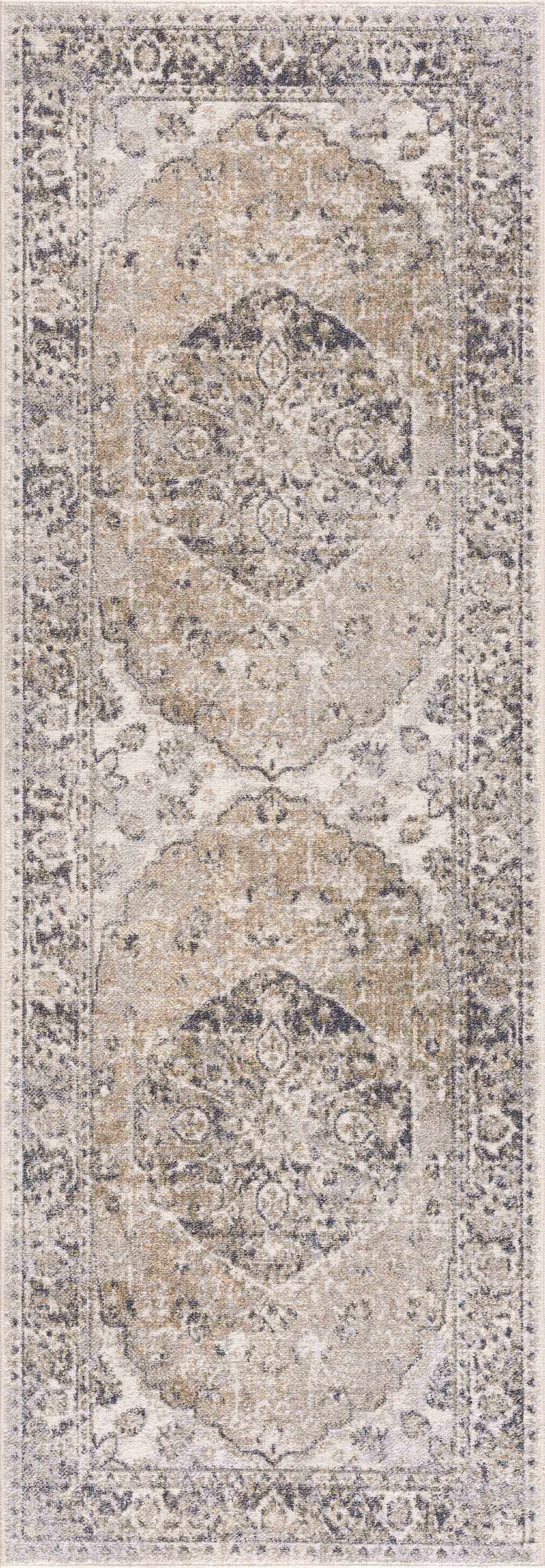 Rudo Beige Washable Area Rug - - Rugs