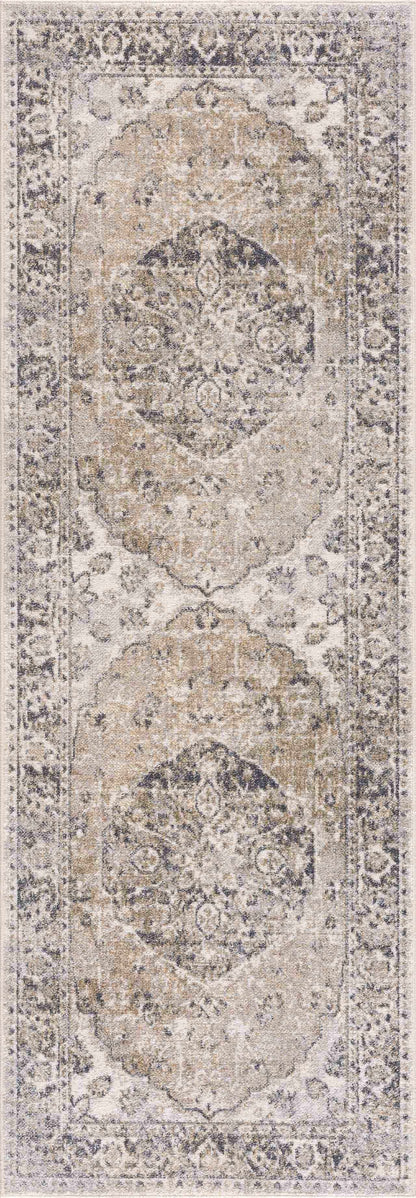 Rudo Beige Washable Area Rug - - Rugs