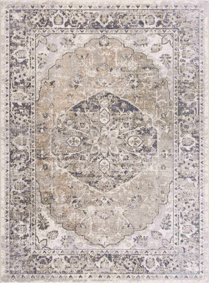 Rudo Beige Washable Area Rug - - Rugs