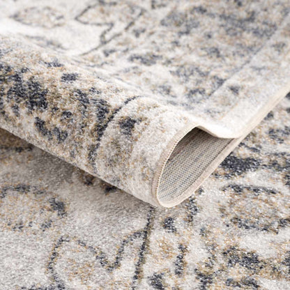 Rudo Beige Washable Area Rug - - Rugs