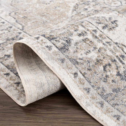 Rudo Beige Washable Area Rug - - Rugs