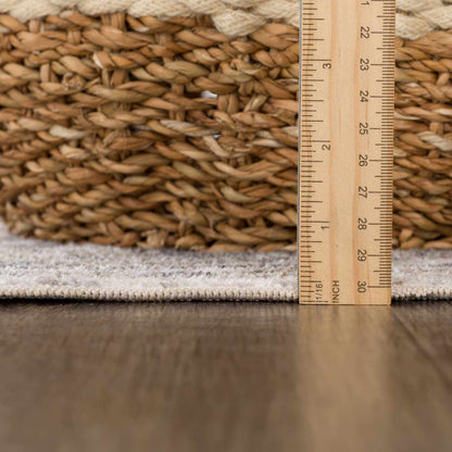 Rudo Beige Washable Area Rug - - Rugs