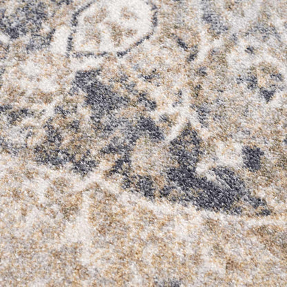 Rudo Beige Washable Area Rug - - Rugs