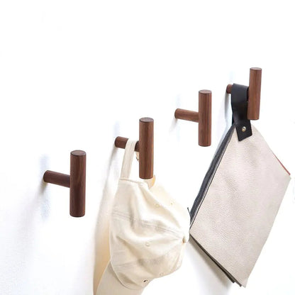 New Wood Hooks Hanger Wall Hanging Coat Hook Key Holder Hat Kia Day Design