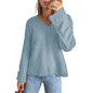 Loose Button Knitted Sweater for Women's Fashion