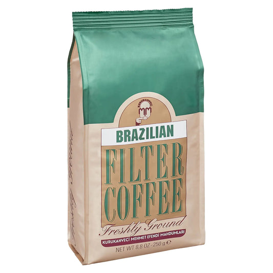 Kurukahveci Mehmet Efendi Turkish Ground Brazilian Filter Coffee 250 Gr - Kia Day Design