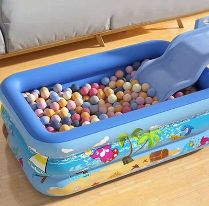 Inflatable Cartoon Pool – Durable PVC Frame Kia Day Design