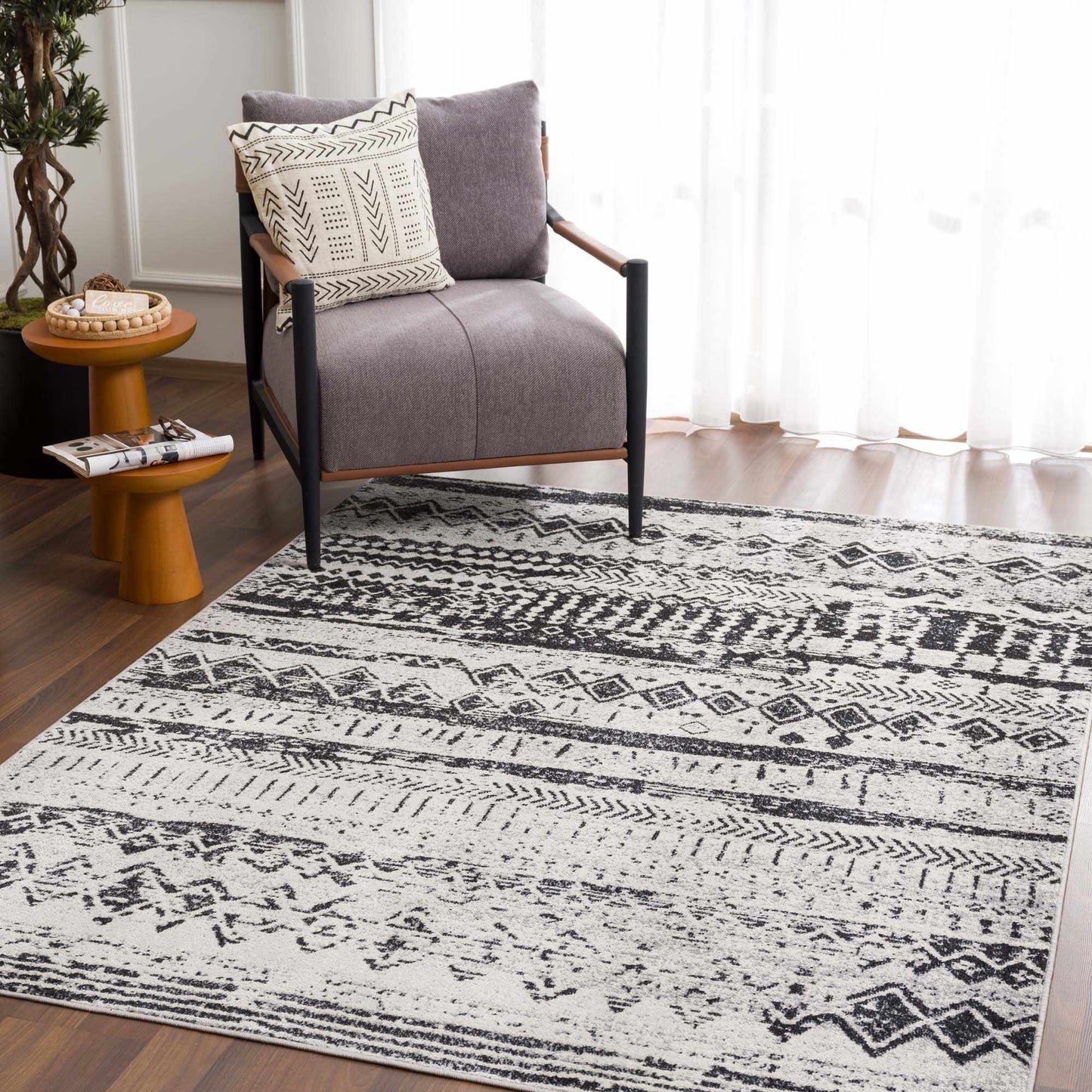 Lyssons Washable Area Rug - - Rugs